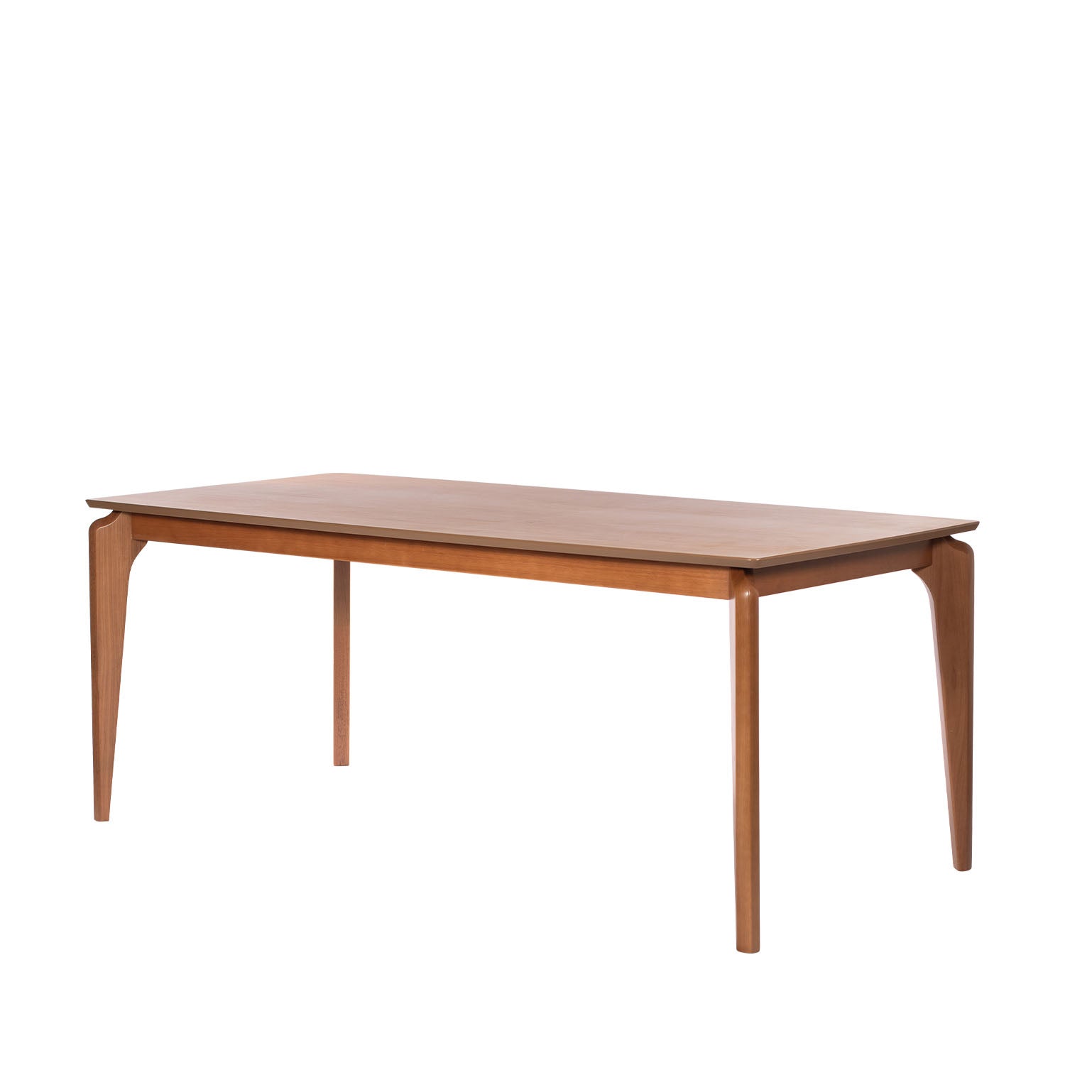 Mesa de Jantar Retangular para 6 Lugares New Lauren 182 cm - Natural c/ Canella