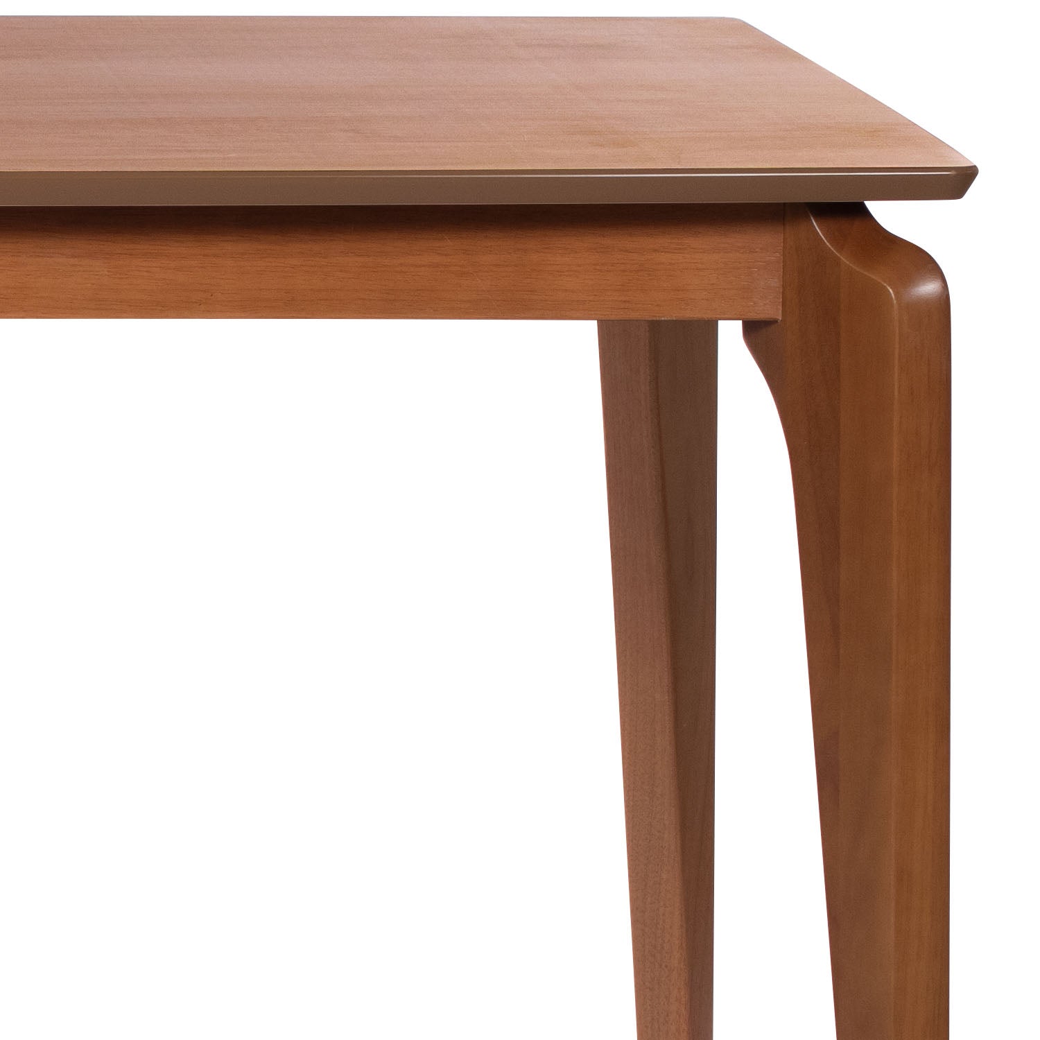 Mesa de Jantar Retangular para 6 Lugares New Lauren 182 cm - Natural c/ Canella