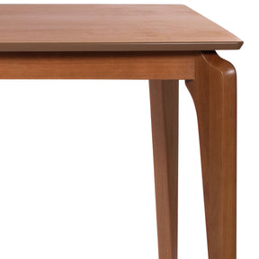 Mesa de Jantar Retangular para 6 Lugares New Lauren 182 cm - Natural c/ Canella