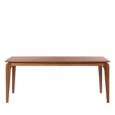 Mesa de Jantar Retangular para 8 Lugares New Lauren 208 cm - Natural c/ Canella