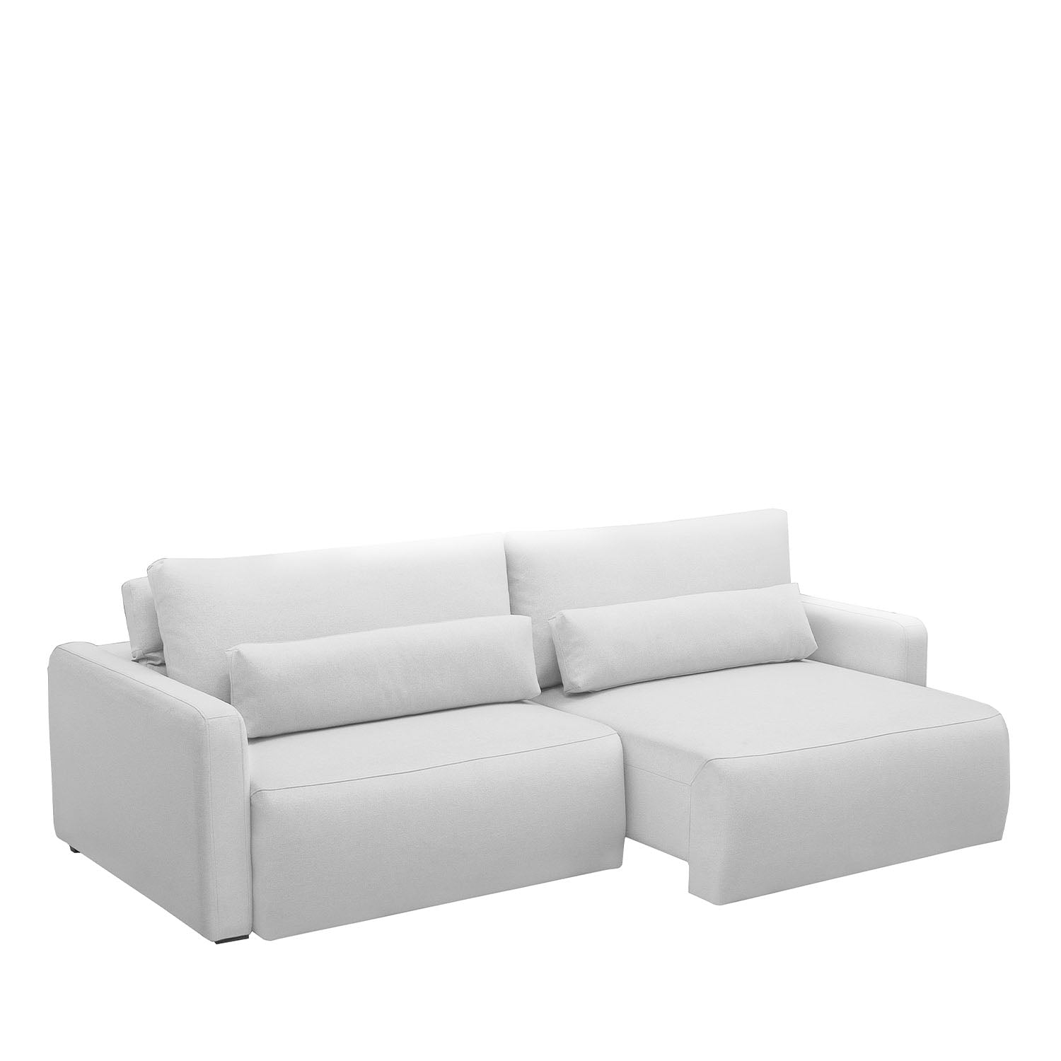 Sofá Retrátil e Reclinável 4 Lugares Raver 240 cm - Linho Off White