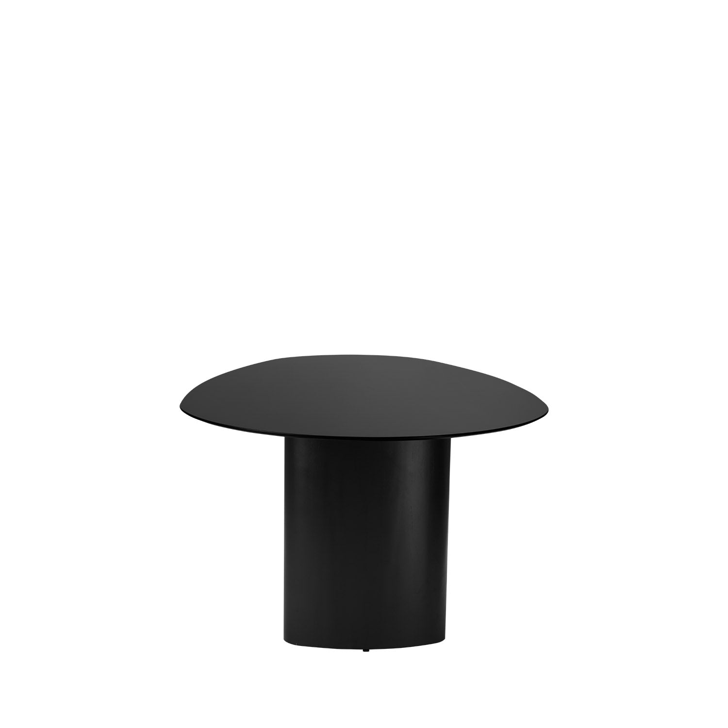 Mesa de Jantar  Orgânica para 8 Lugares Gaya 220 cm - Preto Fosco