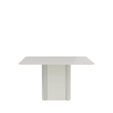 Mesa de Jantar c/ Vidro Liege 135 - Off White Fosco